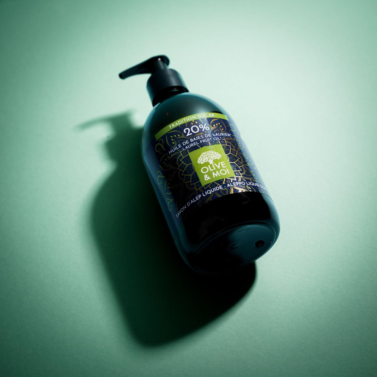 Traditional Liquid Aleppo Soap 20% (500ml)
