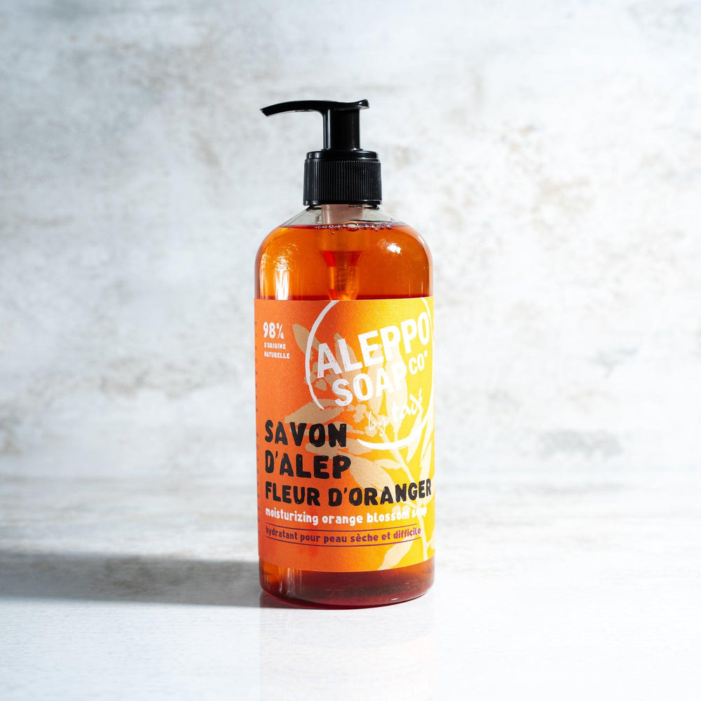 Orange Blossom Liquid Aleppo Soap (500ml)