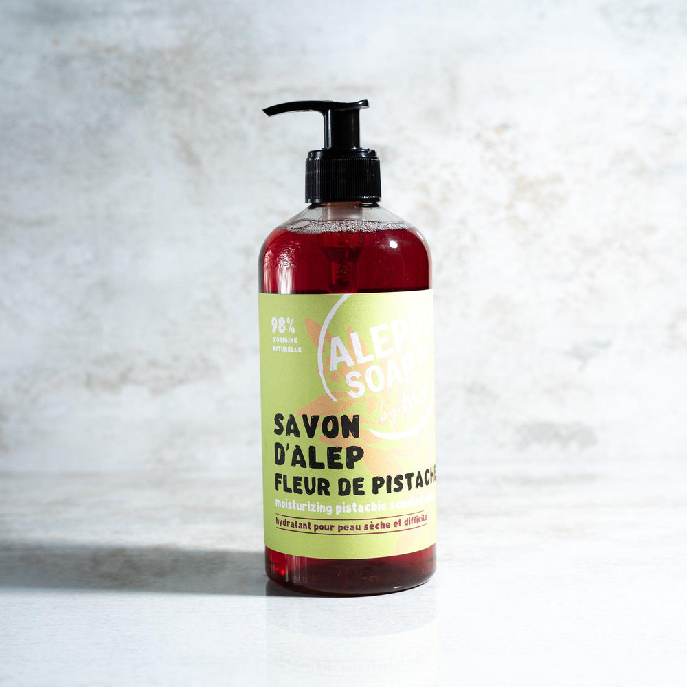 Pistachio Flower Liquid Aleppo Soap (500ml)