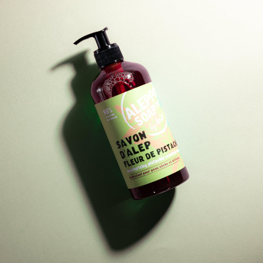 Pistachio Flower Liquid Aleppo Soap (500ml)